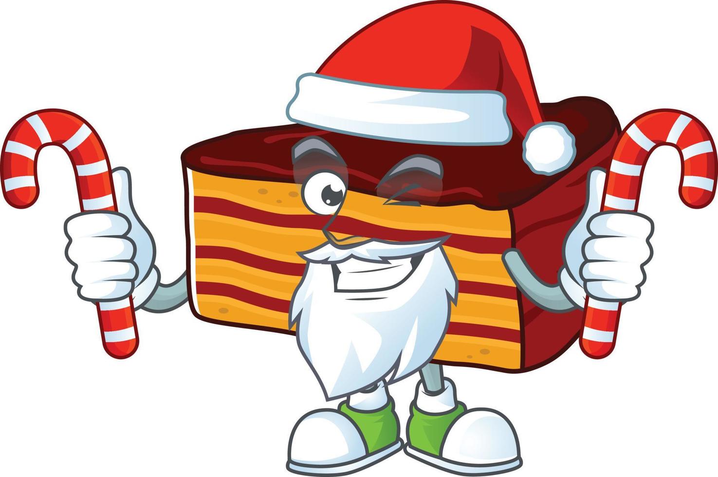 Dobos torte Cartoon character vector