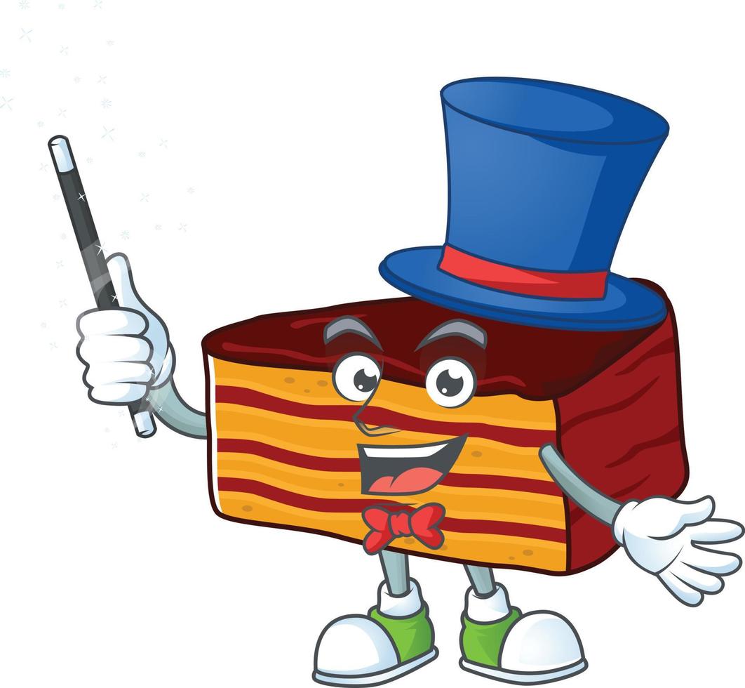 Dobos torte Cartoon character vector