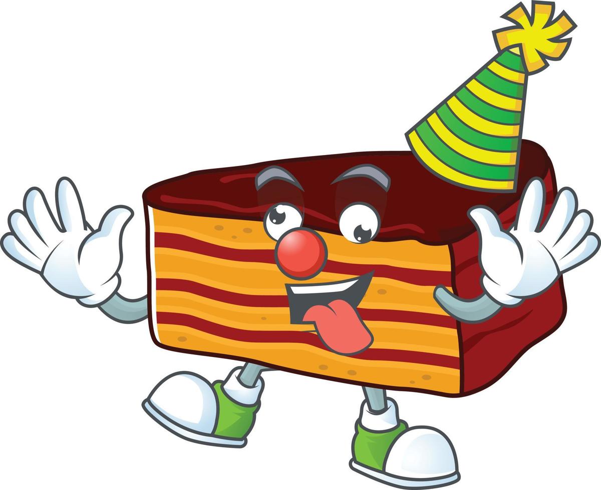 Dobos torte Cartoon character vector