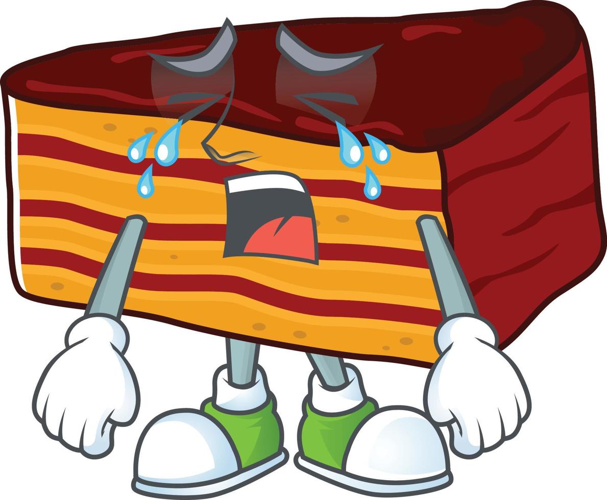 Dobos torte Cartoon character vector