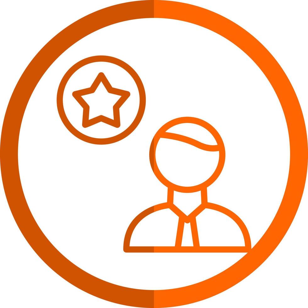 Leader Vector Icon Design