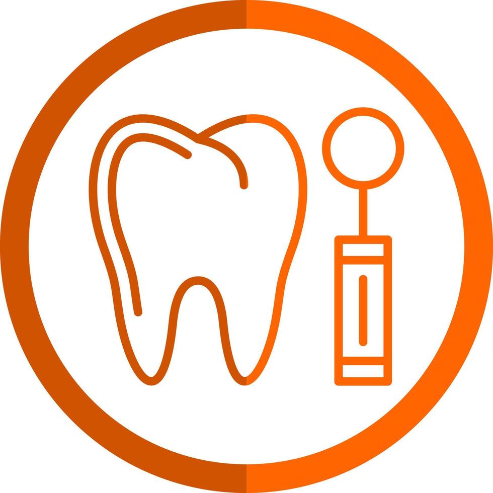 Dentist Mirror Vector Icon Design