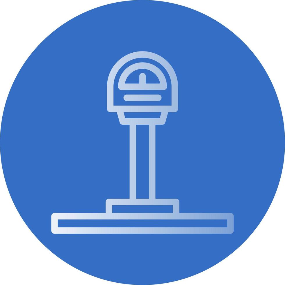 Parking Meter Vector Icon Design