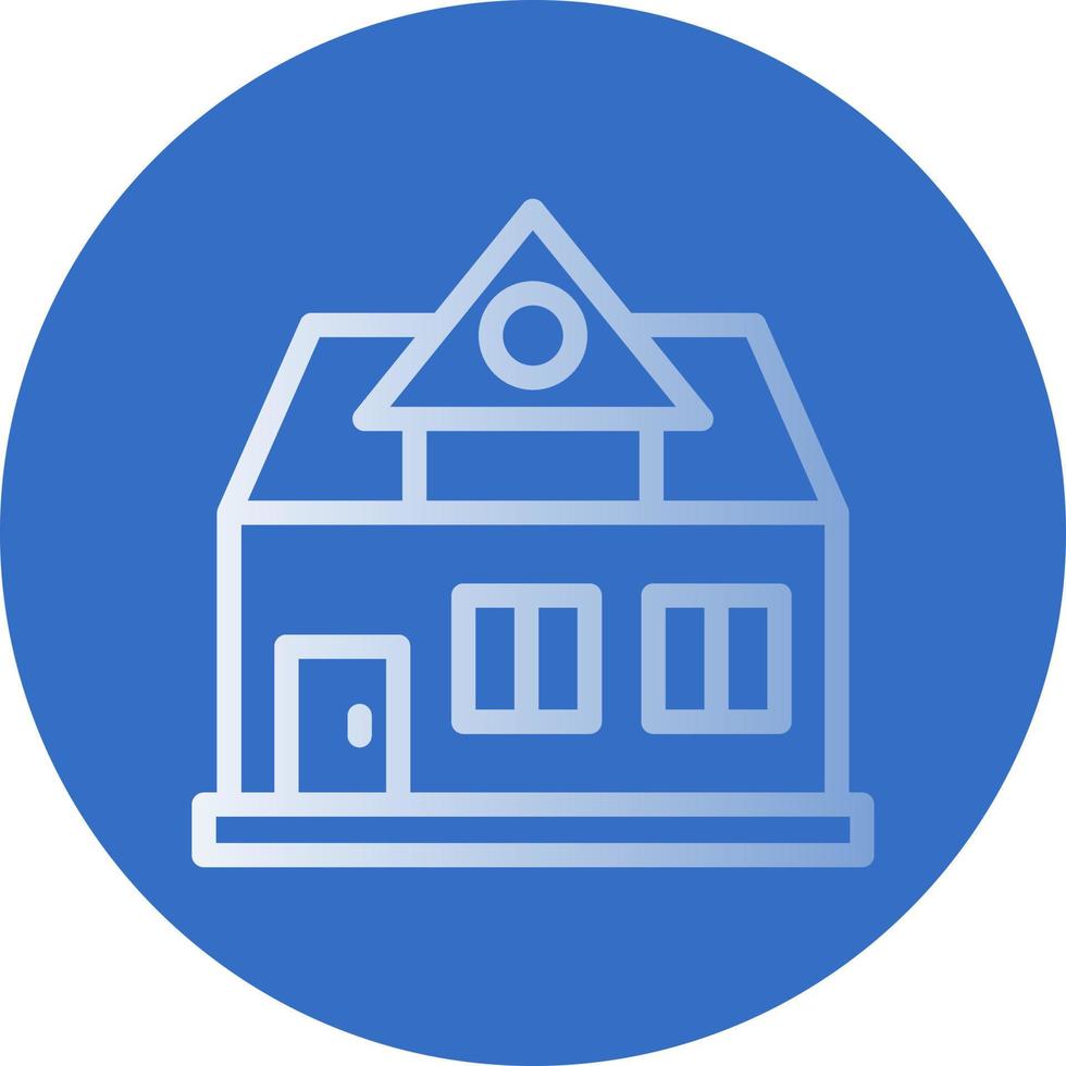 Bungalow Vector Icon Design