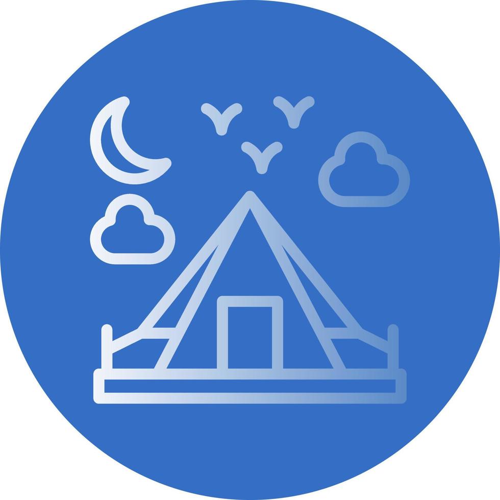 Camping Vector Icon Design