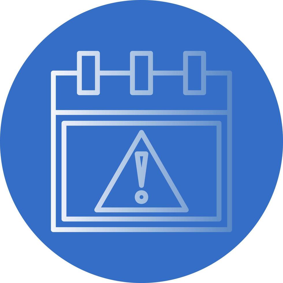 Alert Vector Icon Design