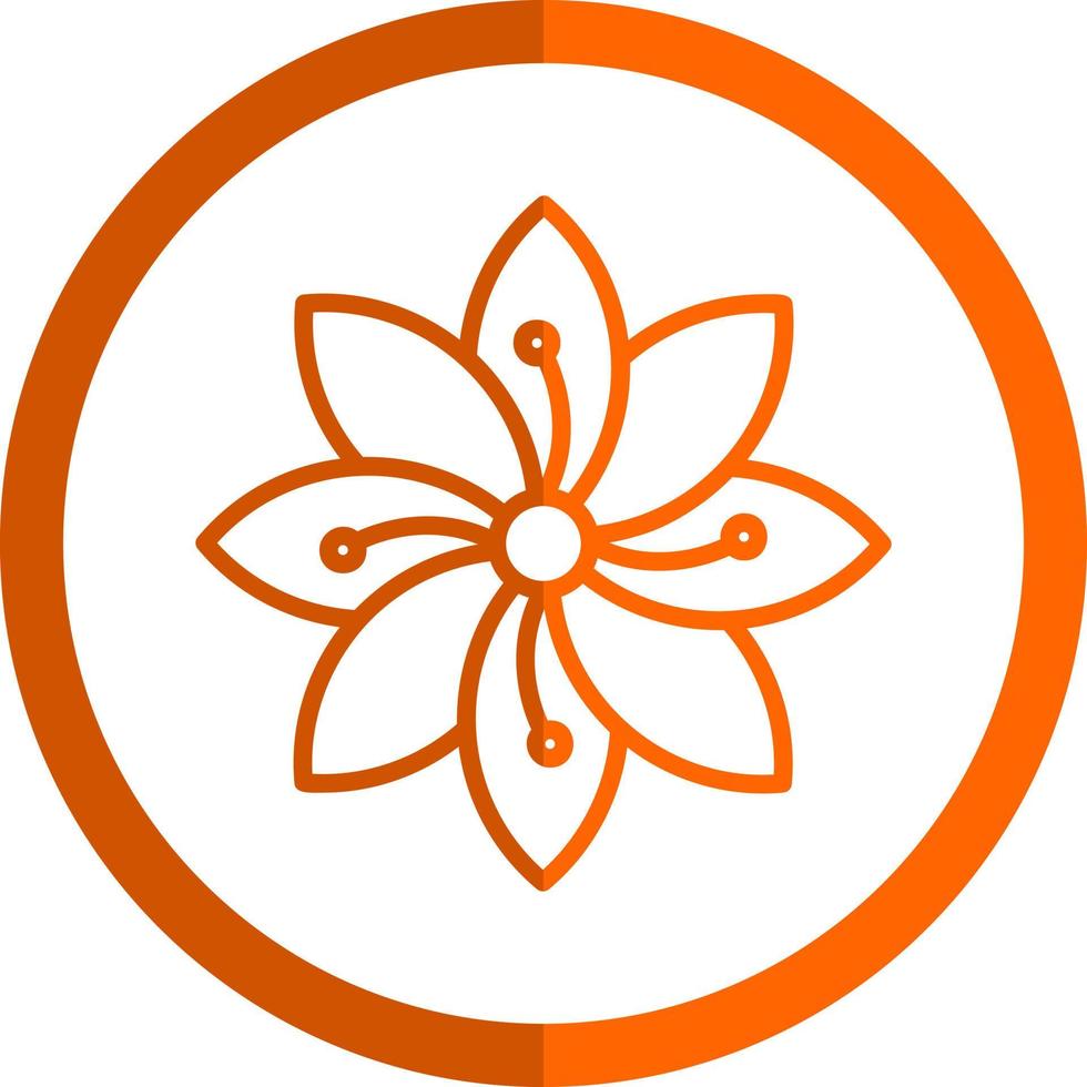 Hydrangea Vector Icon Design