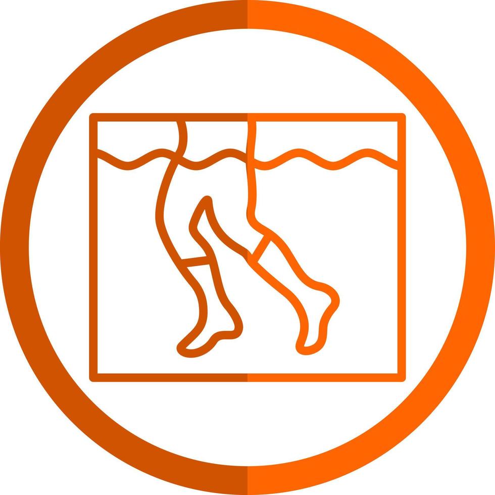 Aqua Jogging Vector Icon Design