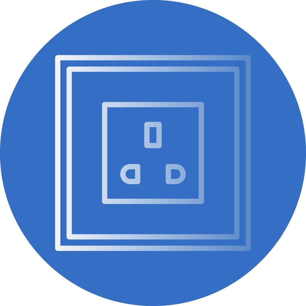 Power Socket Vector Icon Design