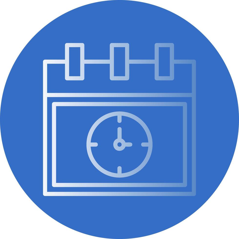 Deadline Vector Icon Design