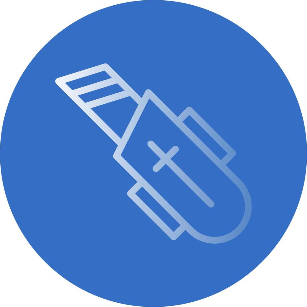 Utility Knife Vector Icon Design