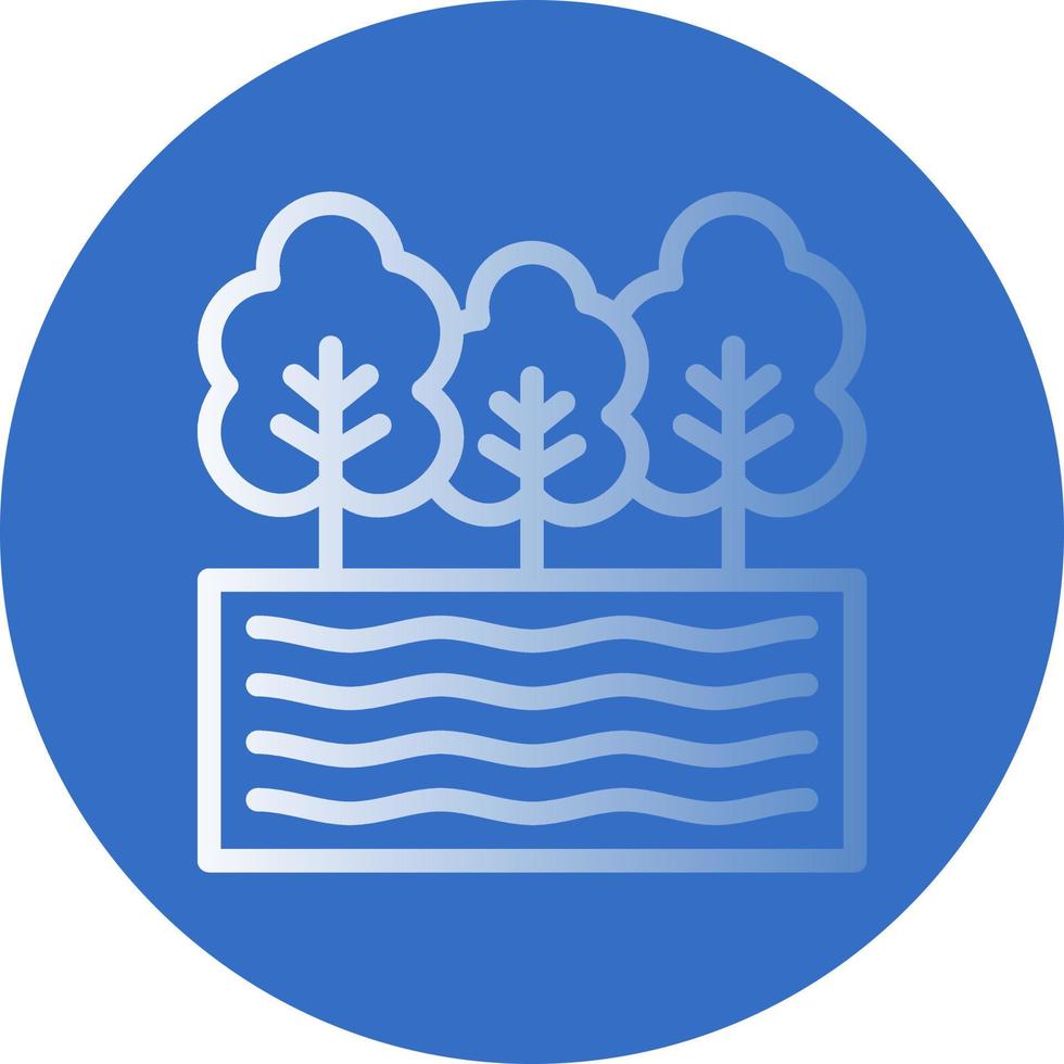 Lake Vector Icon Design