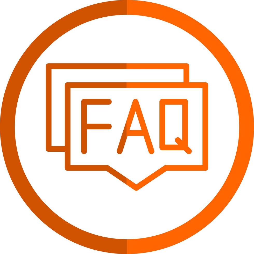 Faq Vector Icon Design