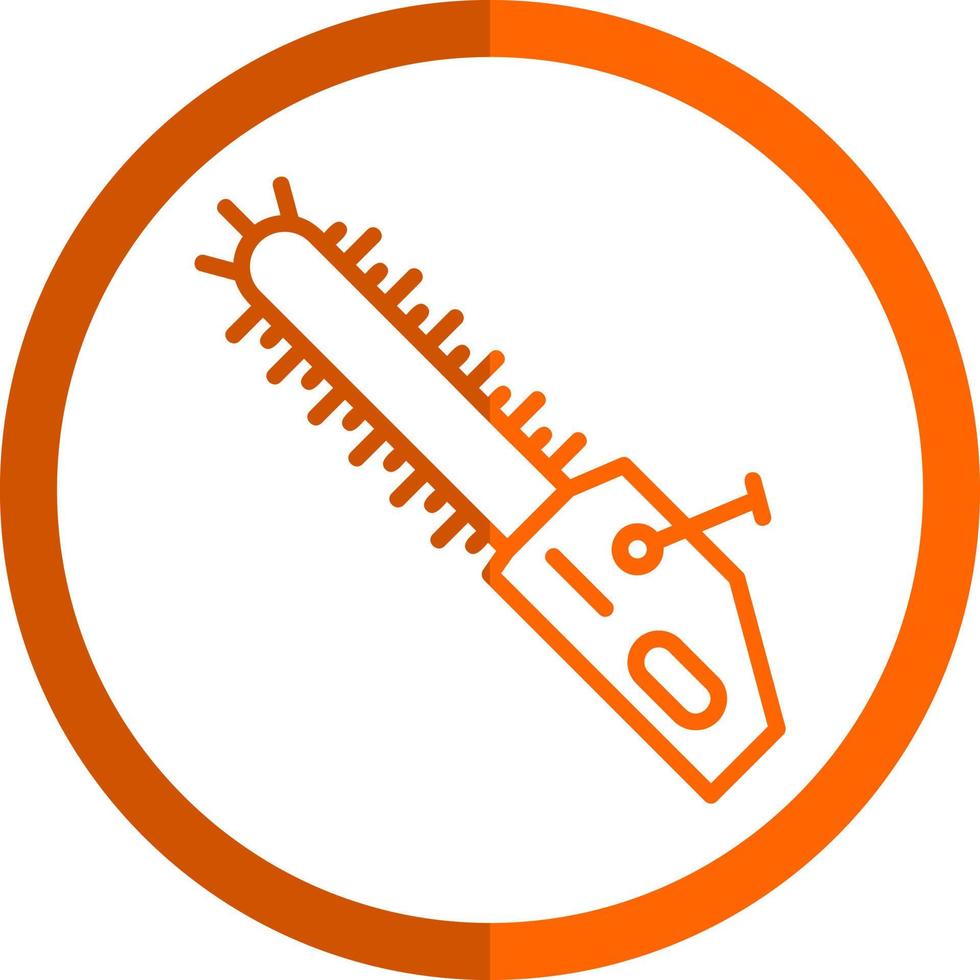 Chainsaw Vector Icon Design