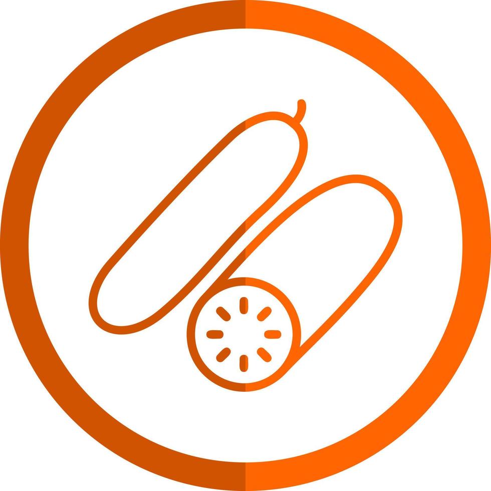 Cucumber Vector Icon Design
