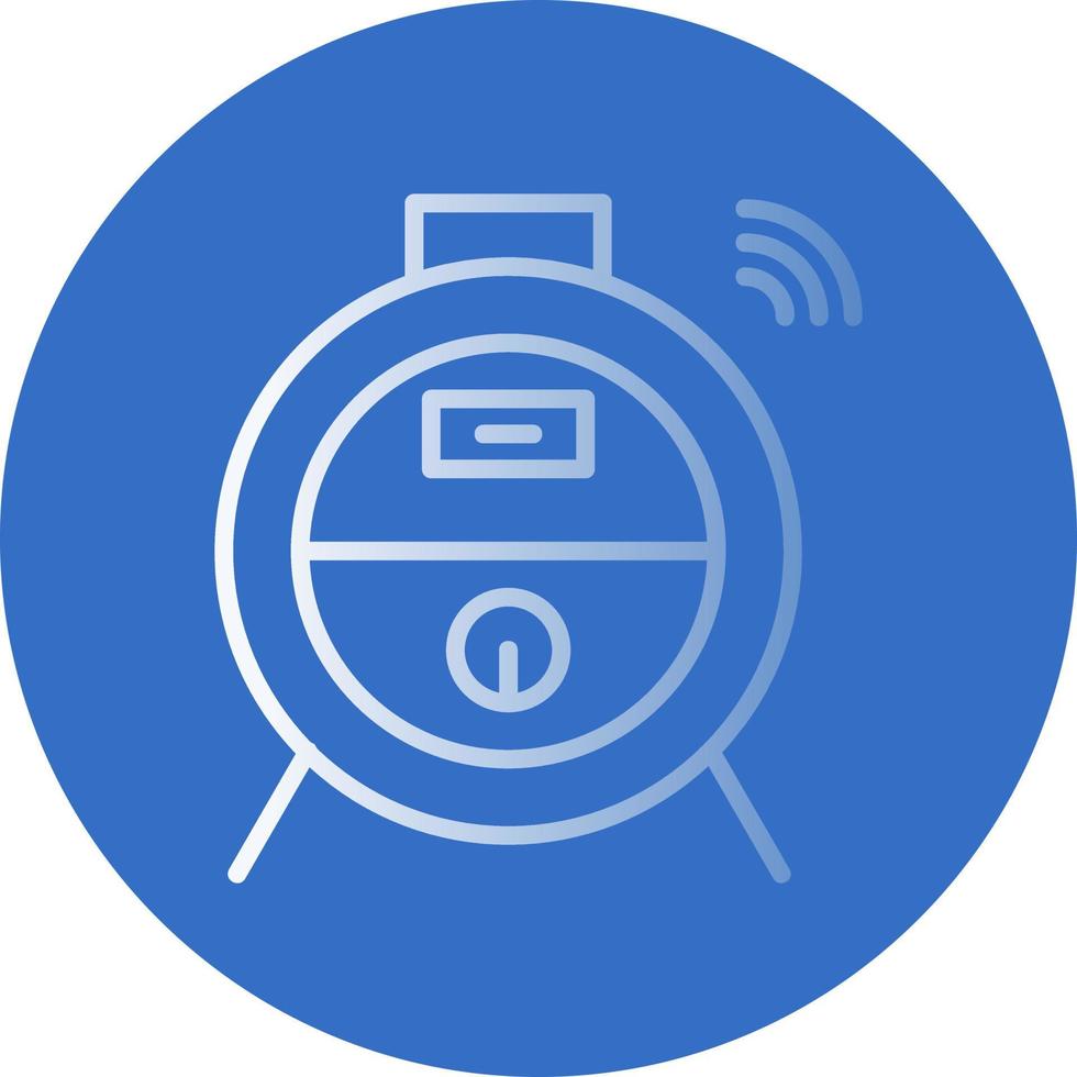 Robot Vacuum Vector Icon Design