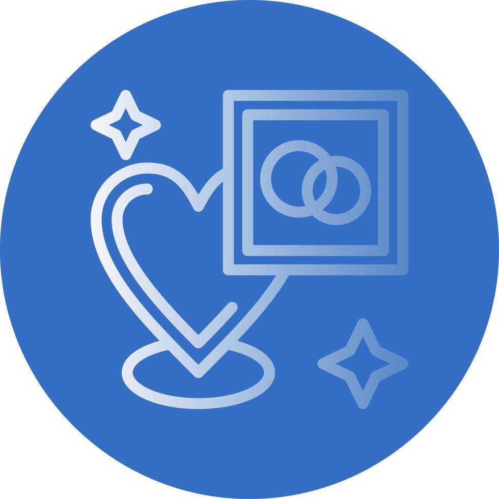 Wedding Location Vector Icon Design