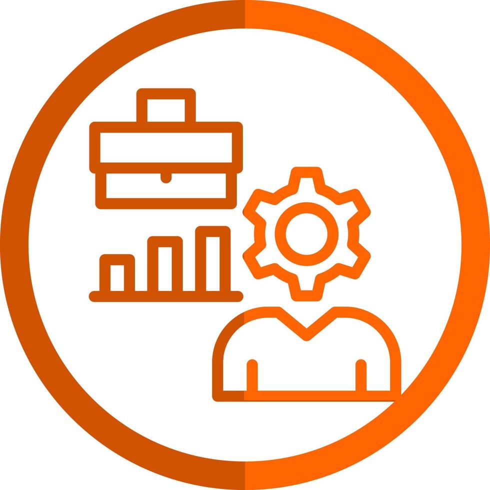 Hard At Work Vector Icon Design