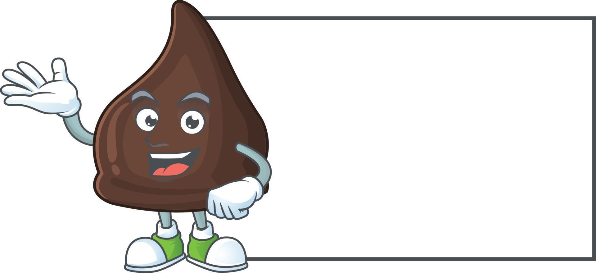 Chocolate conitos Cartoon character vector