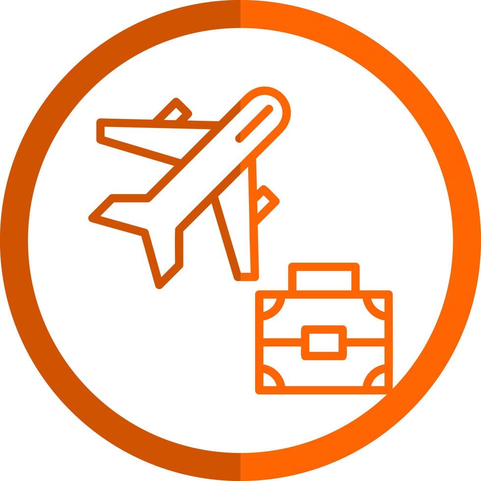 Business Trip Vector Icon Design