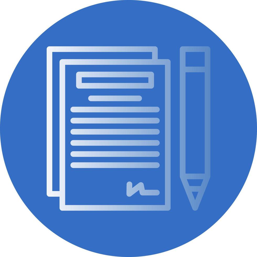 Contract Vector Icon Design