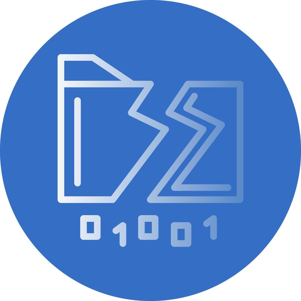 Data Loss Vector Icon Design