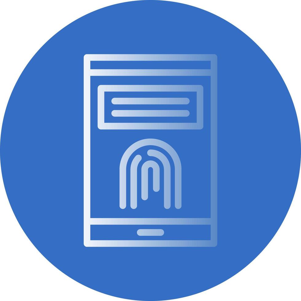Finger Print Vector Icon Design