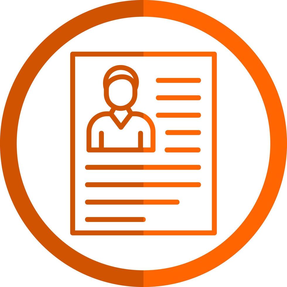 Cv Vector Icon Design