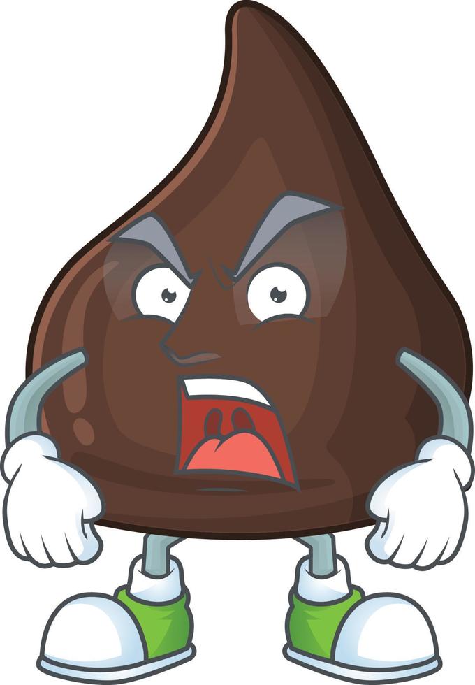 Chocolate conitos Cartoon character vector