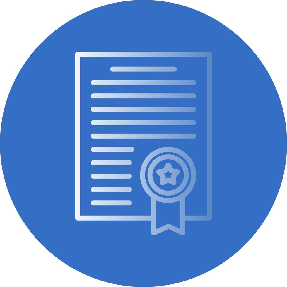 Cirtificate Vector Icon Design