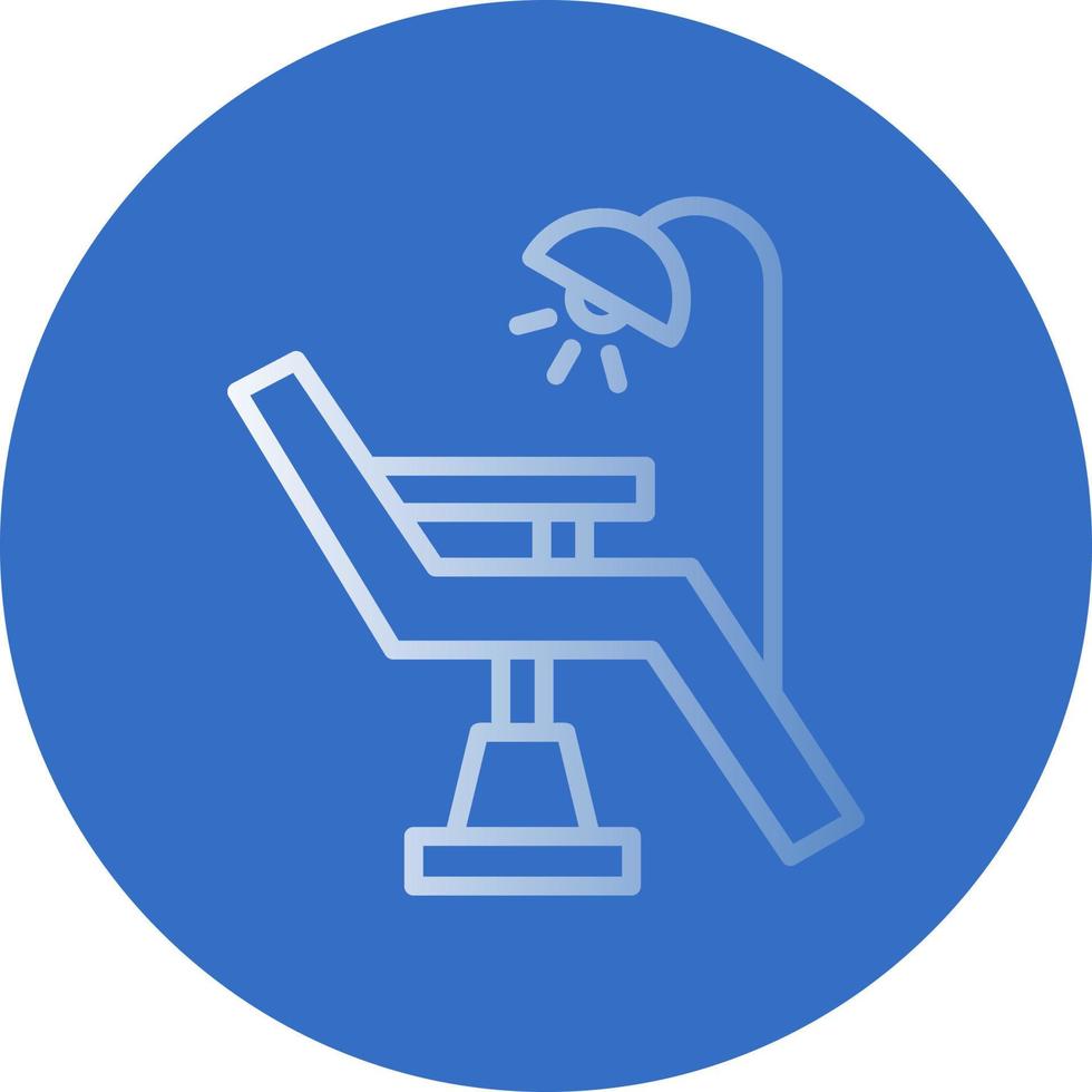 Dentist Chair Vector Icon Design