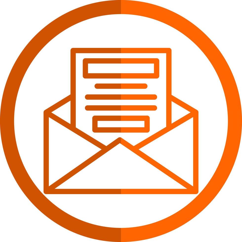 Newsletter Vector Icon Design