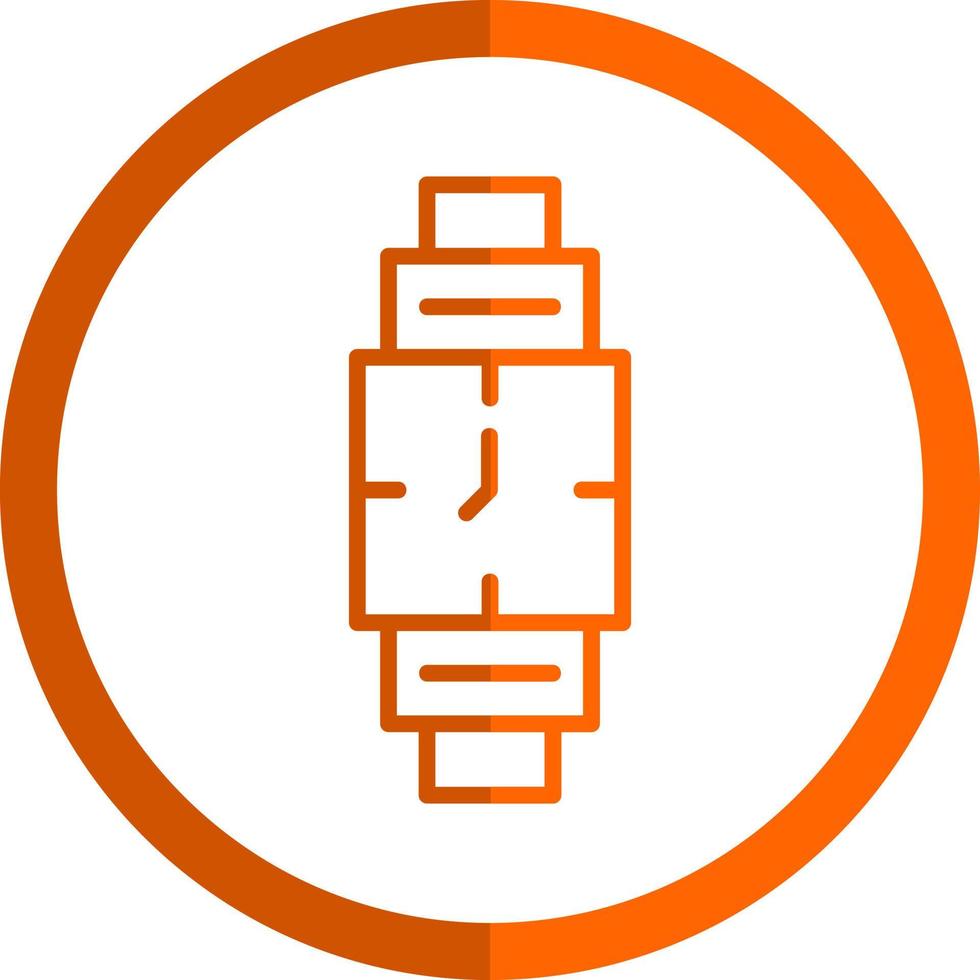 diseño de icono de vector de reloj de pulsera