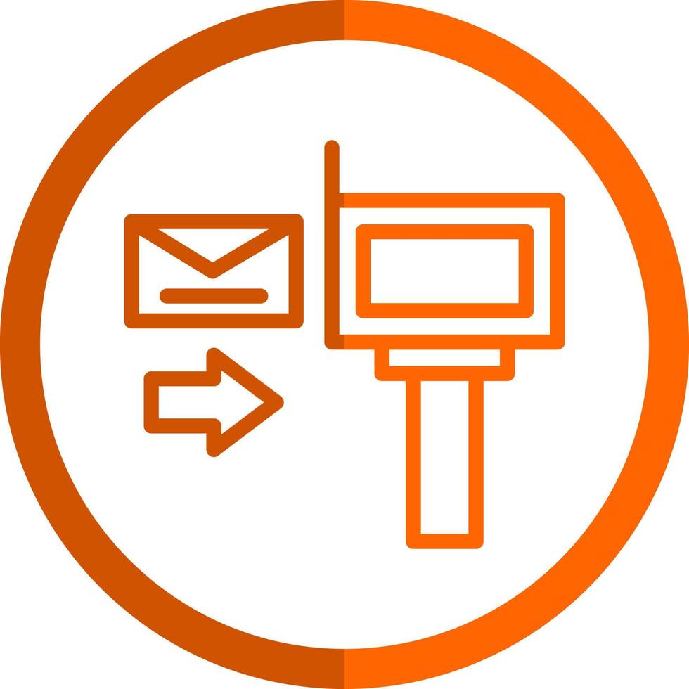 Direct Mail Vector Icon Design