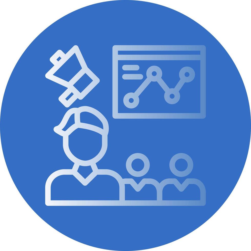 Coaching Vector Icon Design