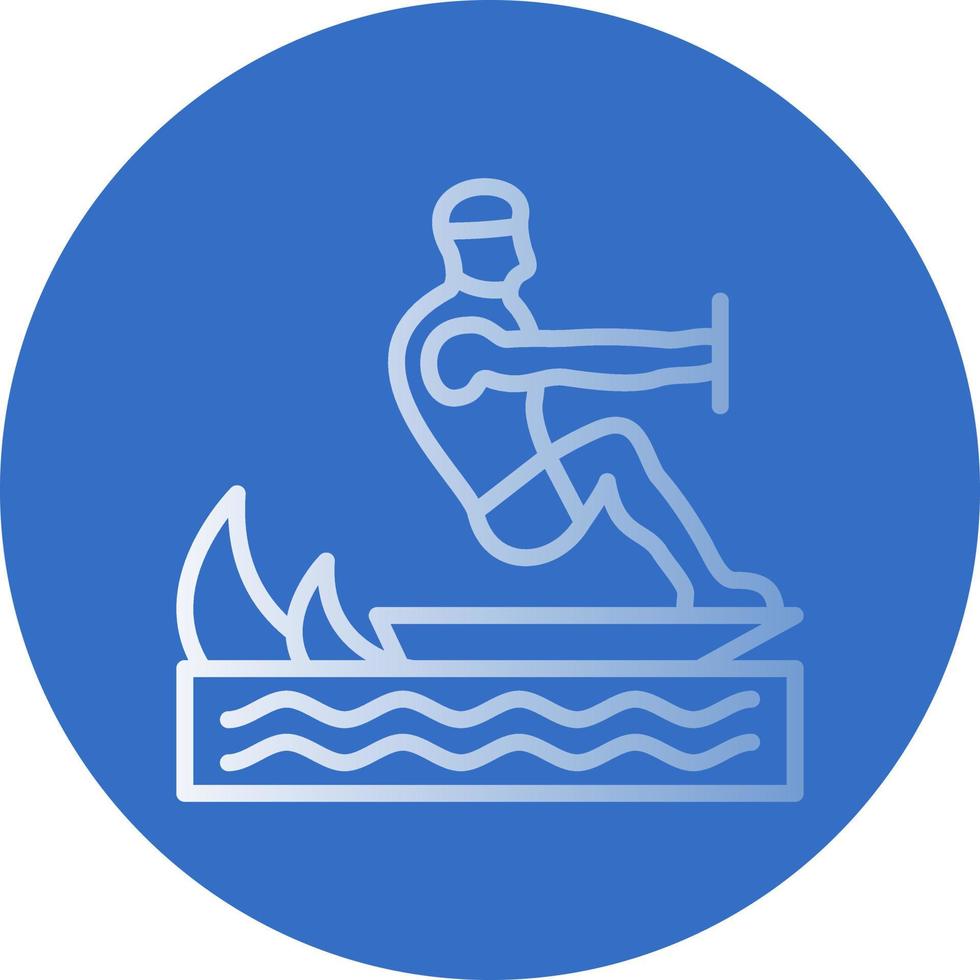 Surfing Vector Icon Design