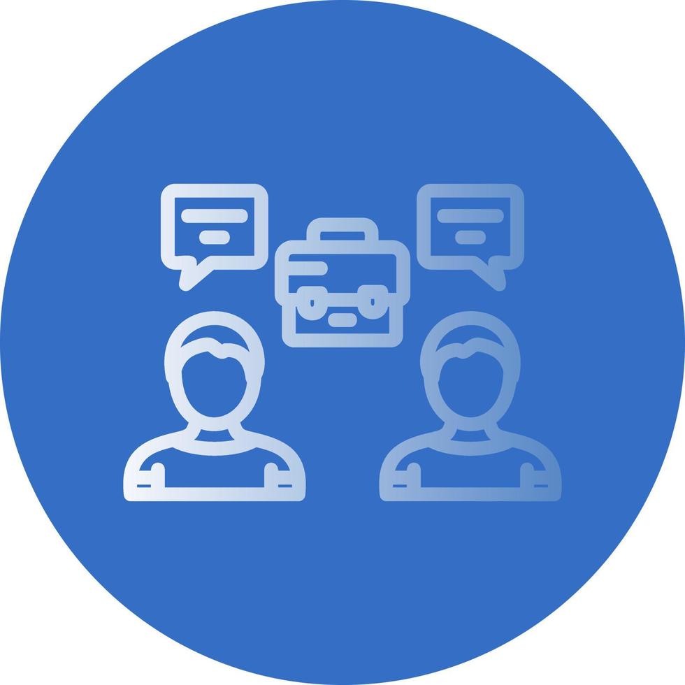 Business Meeting Vector Icon Design