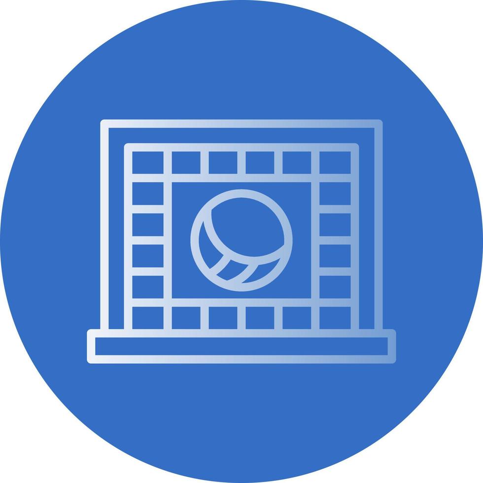 Beach Soccer Vector Icon Design