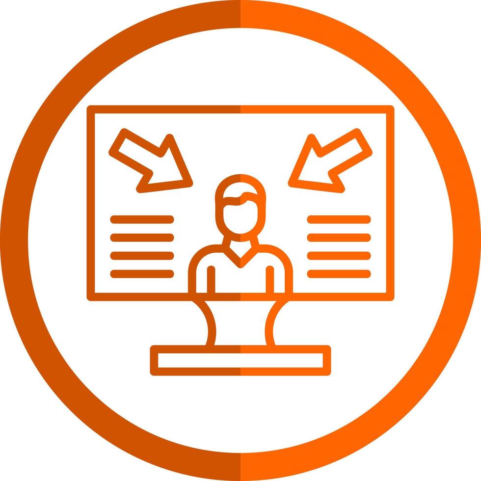 User Centered Design Vector Icon Design