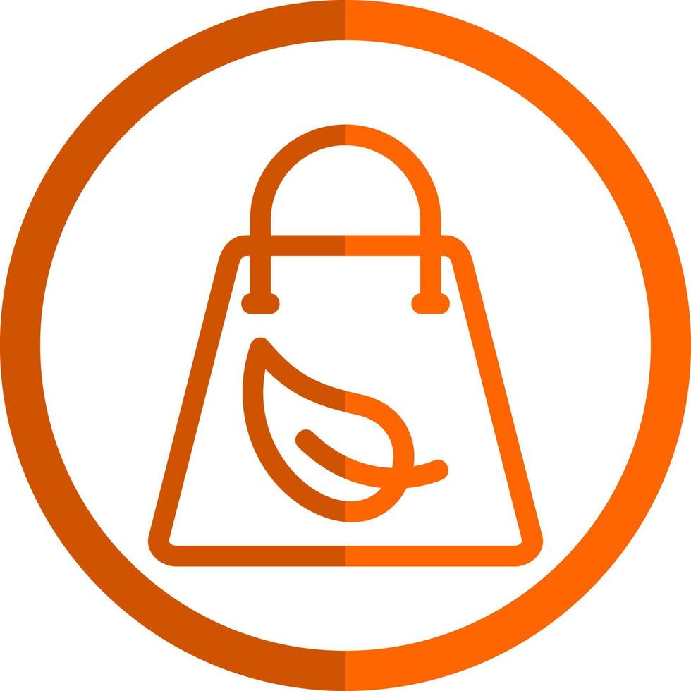 Eco Bag Vector Icon Design