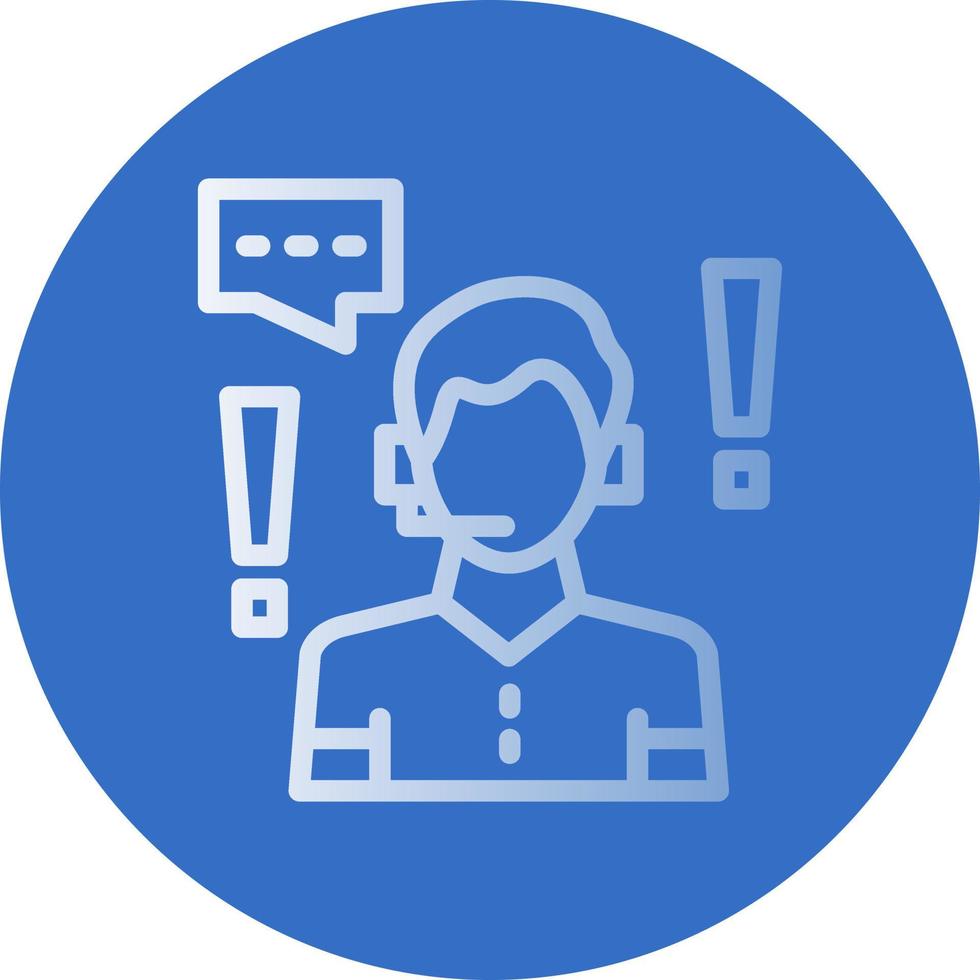 Complaint Vector Icon Design