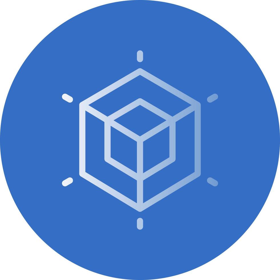 3D Modeling Vector Icon Design