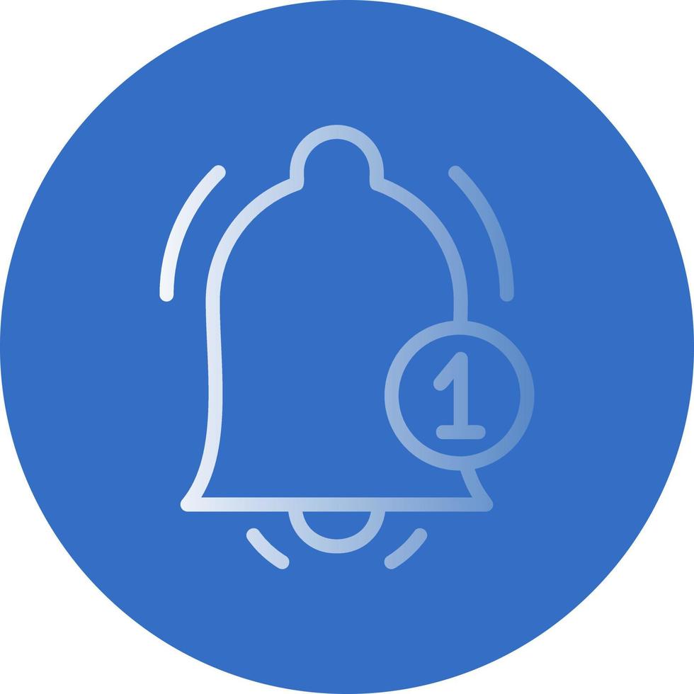 Notification Bell Vector Icon Design