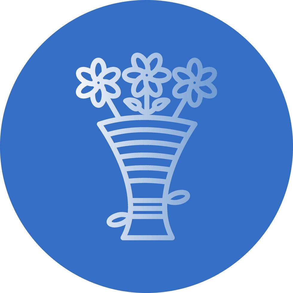 Bouquet Vector Icon Design