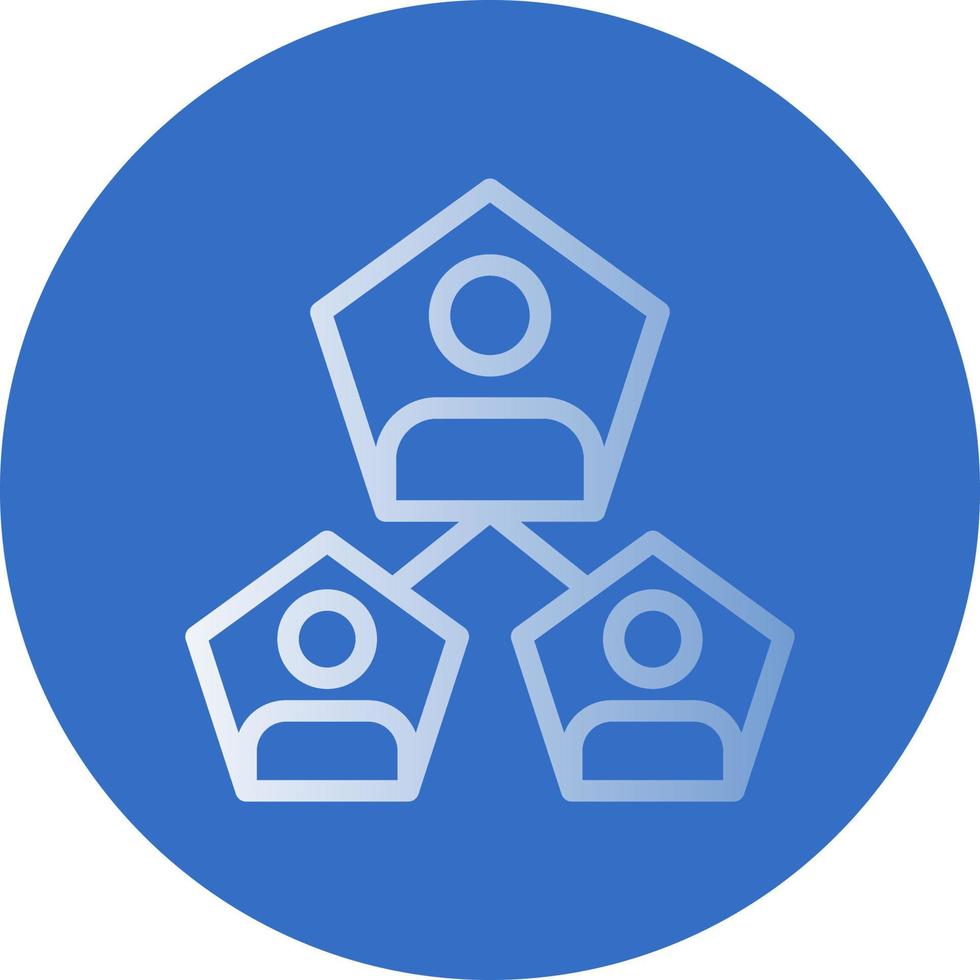 Segmentation Vector Icon Design