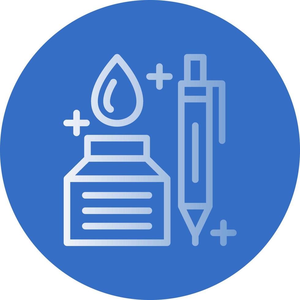 Pen And Ink Vector Icon Design