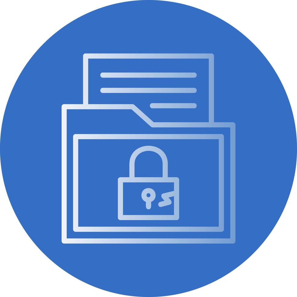 Personal Data Breach Vector Icon Design