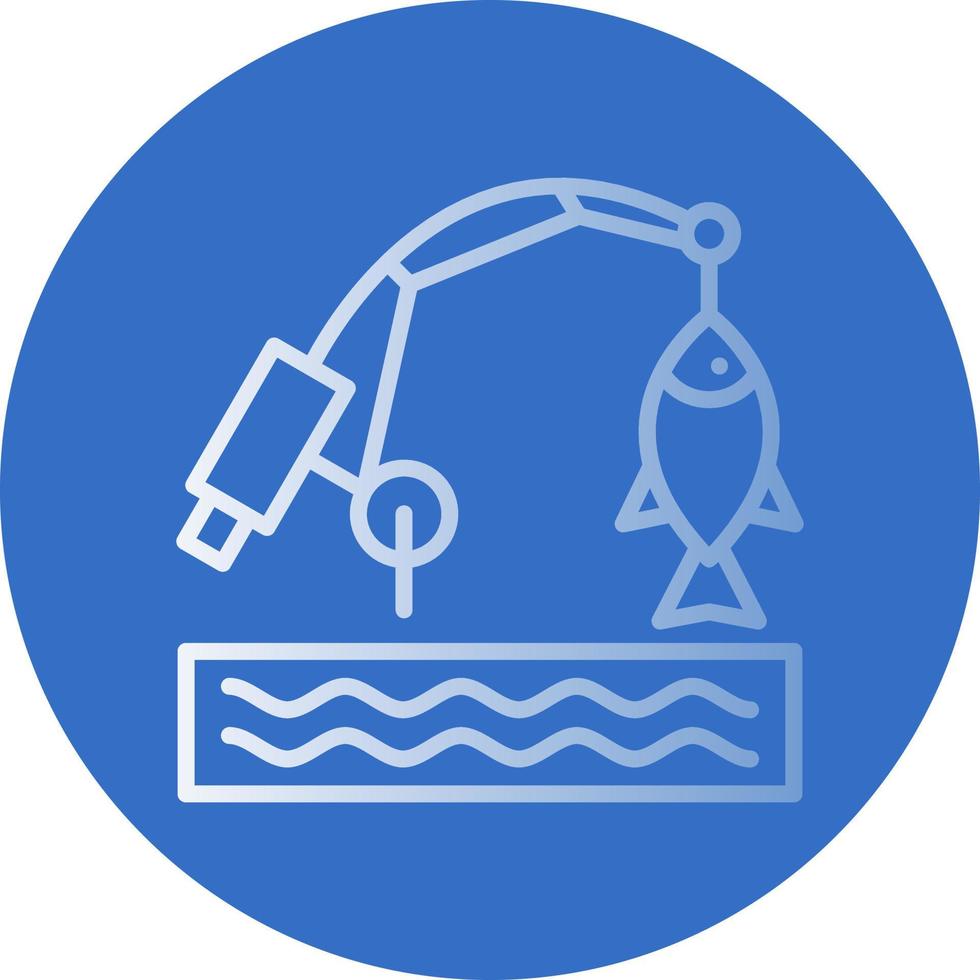 diseño de icono de vector de pesca