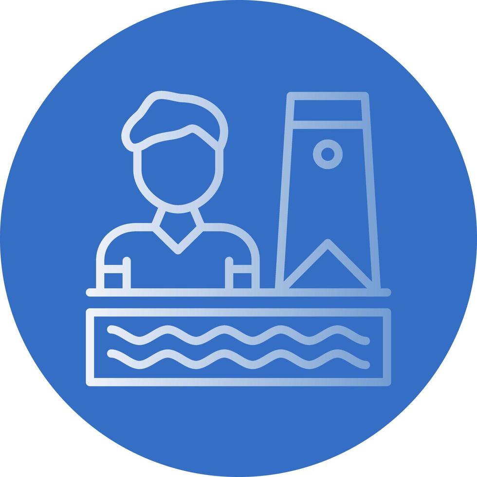 Bodyboarding Vector Icon Design