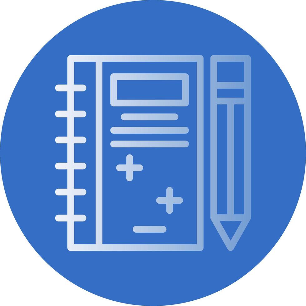 Notebook Vector Icon Design